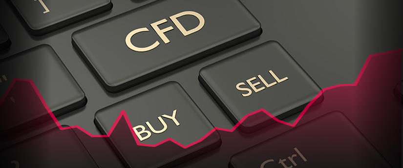 a keyboard a sell, buy and CFD button referring to if trading CFDs is profitable or not