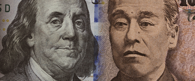 banknote featuring the portraits of two Japanese men, highlighting their importance in Japan's history and culture
